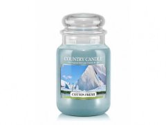 Velká svíčka Country Candle Cotton Fresh