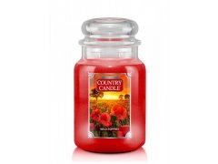 Velká svíčka Country Candle Wild Poppies