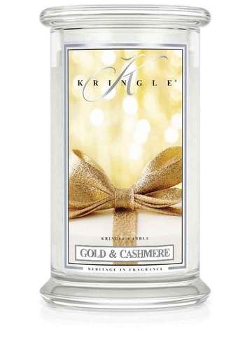 Velká svíčka Kringle Gold Cashmere Velká svíčka Kringle Gold Cashmere - Svíčky velké svíčky