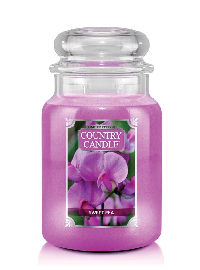 Velká svíčka Country Candle Sweet Pea Velká svíčka Country Candle Sweet Pea - Svíčky velké svíčky