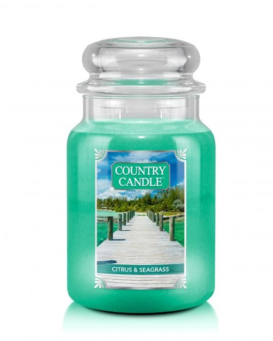 Velká svíčka Country Candle Citrus Seagrass Velká svíčka Country Candle Citrus Seagrass - Svíčky velké svíčky